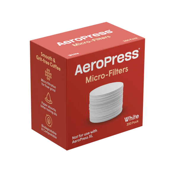 AeroPress Paper Micro-Filters 350 Sheets Standard - White