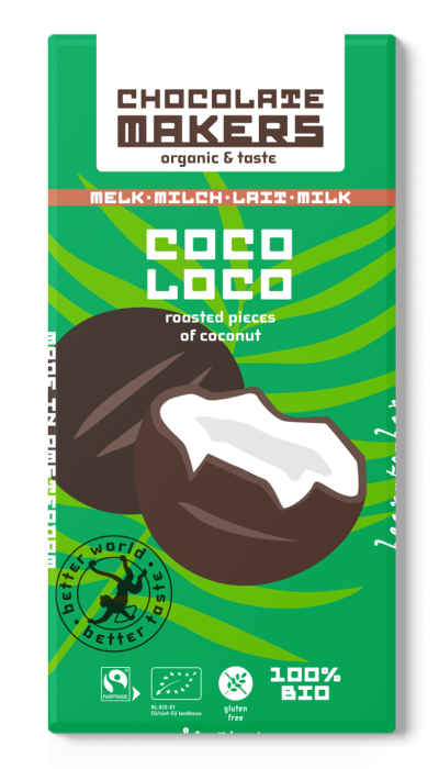 Coco Loco Donkere Melk – Geroosterde Kokosnoot