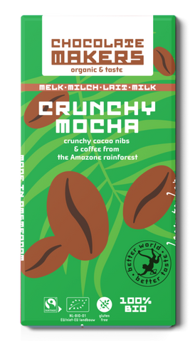Crunchy Mocha Melk – Crunchy Cacaonibs & Koffie